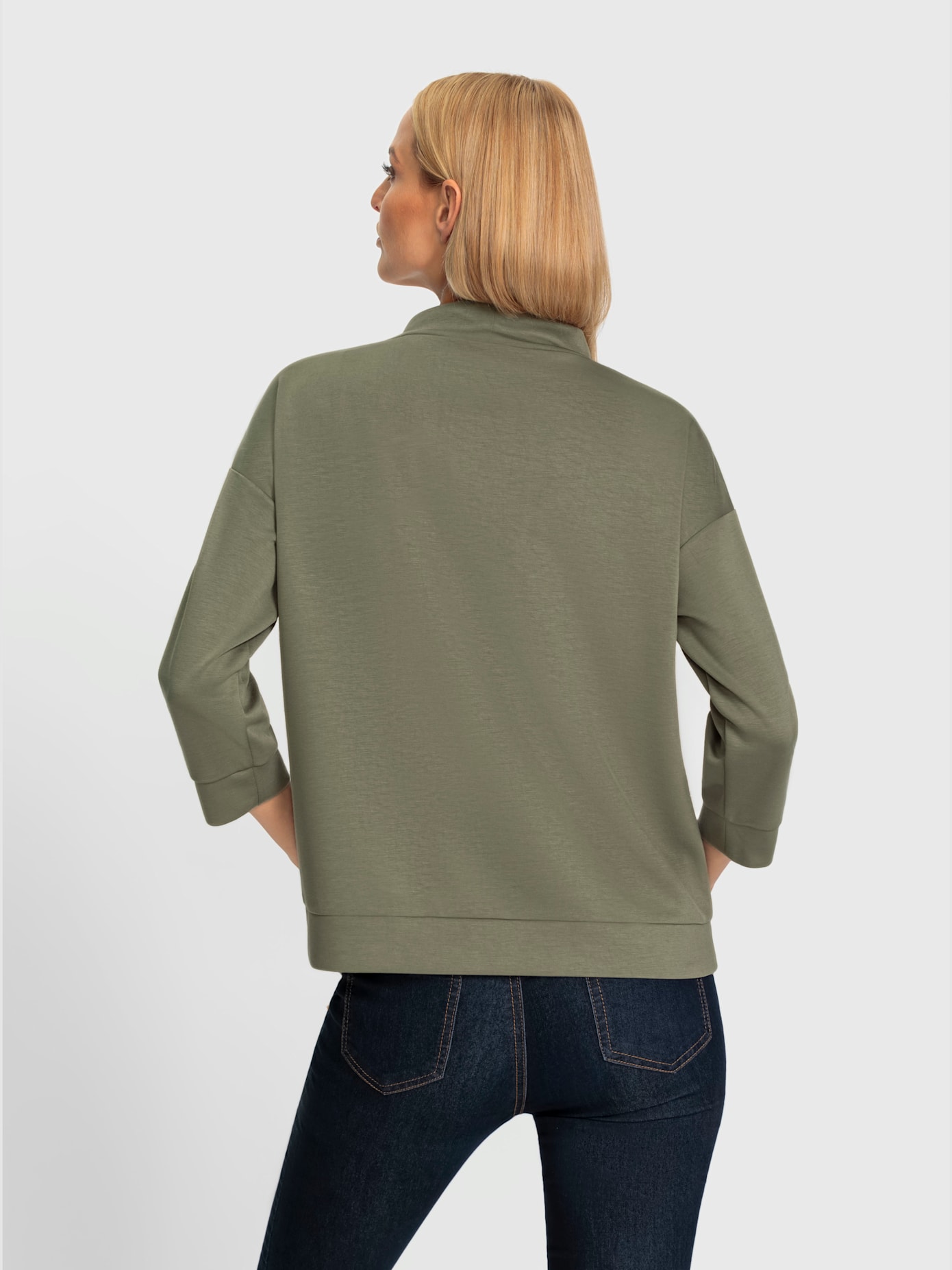 Sweat-shirt mancherons tendance