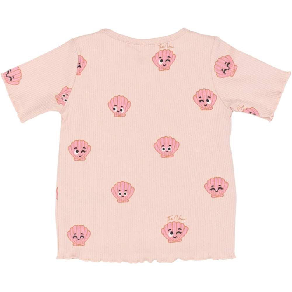 Køb THE NEW Siblings Peach Whip Aop Tnsttinker S_S Rib Tee