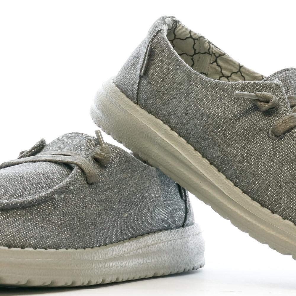Hey Dude Chaussures Grises Foncés Femme Hey Dude Wendy