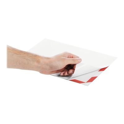 Durable Duraframe Magnetic Security - Cadre d'affichage magnétique bicolore - A4 - rouge/blanc
