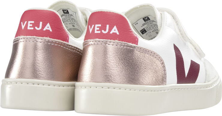 Veja Small V-12 Extra-white_multico-nacre