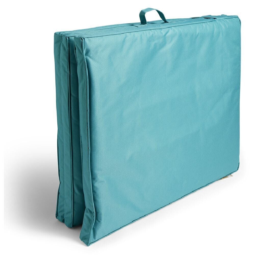Coussin de bain de soleil polyester vert - 185x55cm