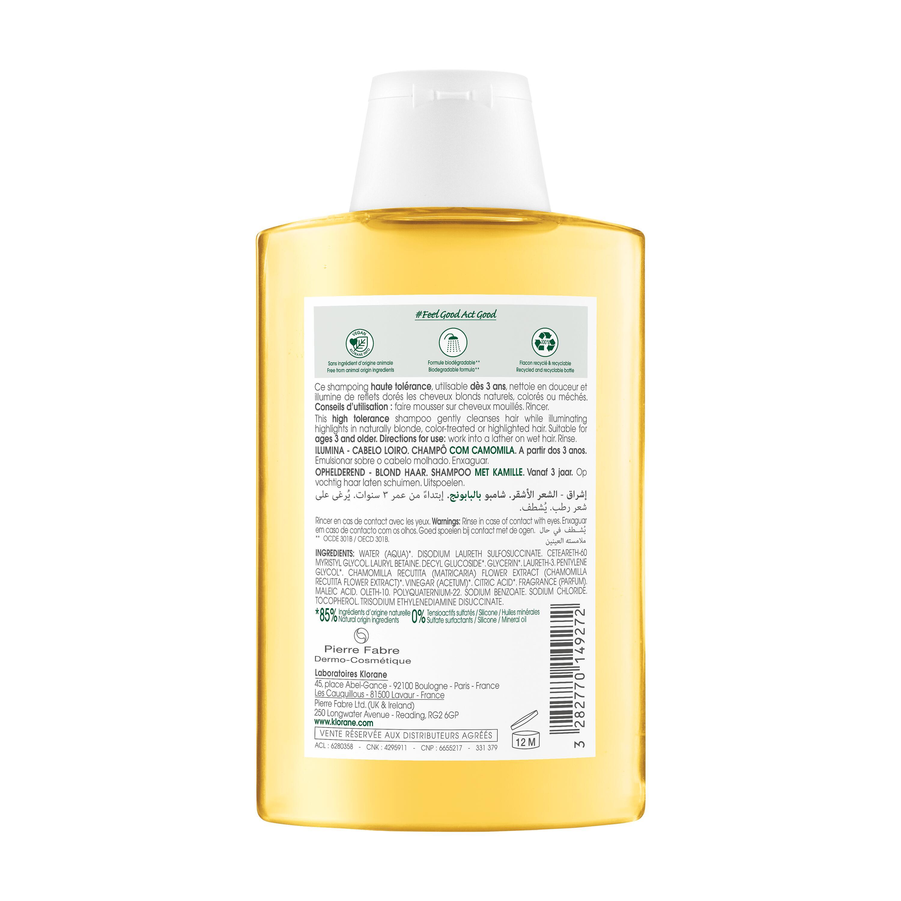 Klorane Kamillen Shampoo Fl 200 ml