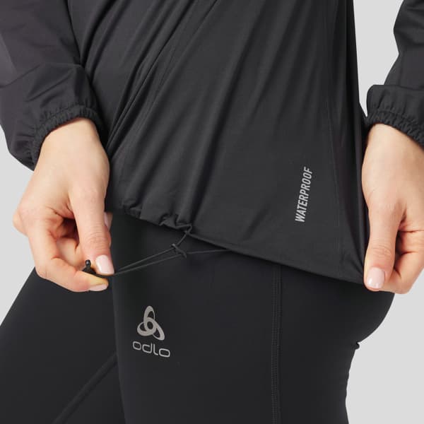 Veste running ODLO X-ALP WATERPROOF JACKET W BLACK