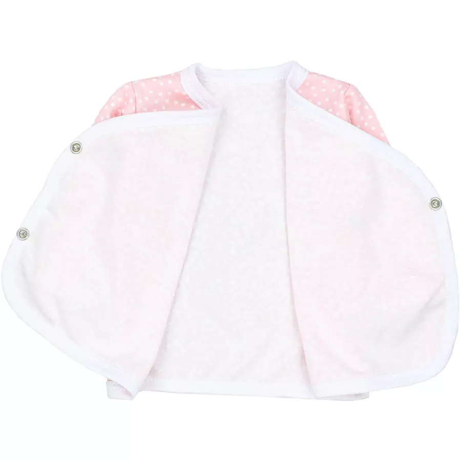 TupTam Baby Langarm Wickelshirt 5er Set rosa Modell 1