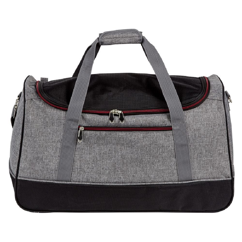 Sac de voyage souple gris et noir