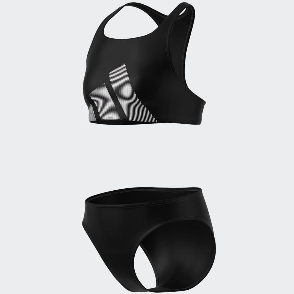 adidas Performance Bustier-Bikini »BIG LOGO KIDS BIKINI SET MIT C-FÖRMIGEM RÜCKEN«