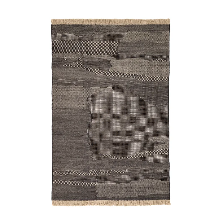 nanimarquina - Wabisabi Wollteppich, 200 x 300 cm, anthracite
