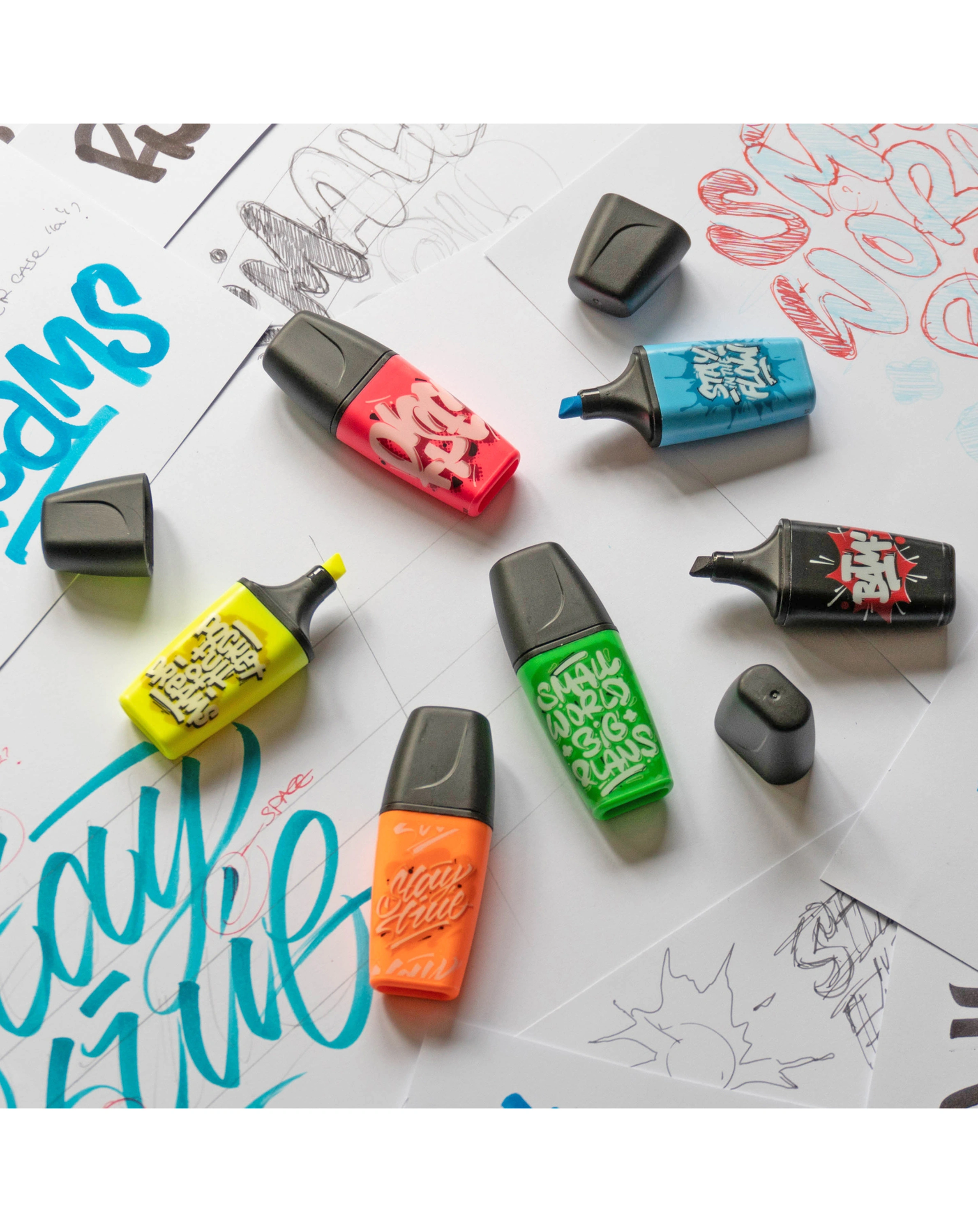 Textmarker STABILO® BOSS MINI by Snooze One 6er-Pack