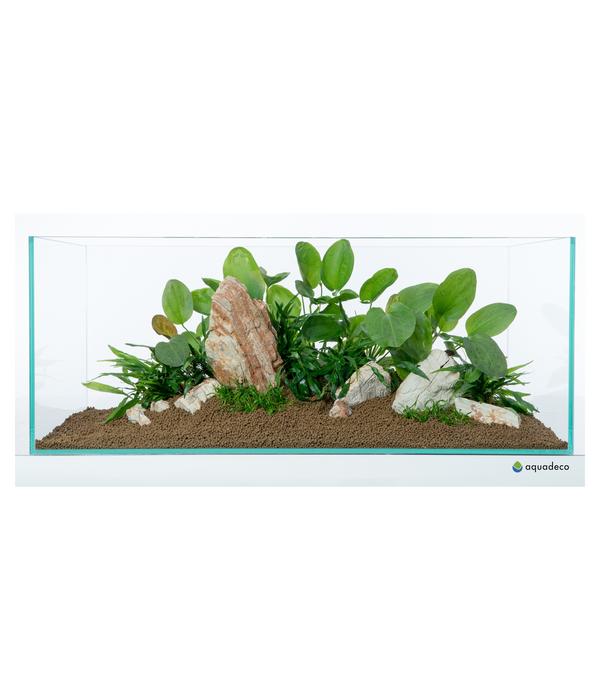 aquadeco Aquariumdeko Set Helle Pagode
