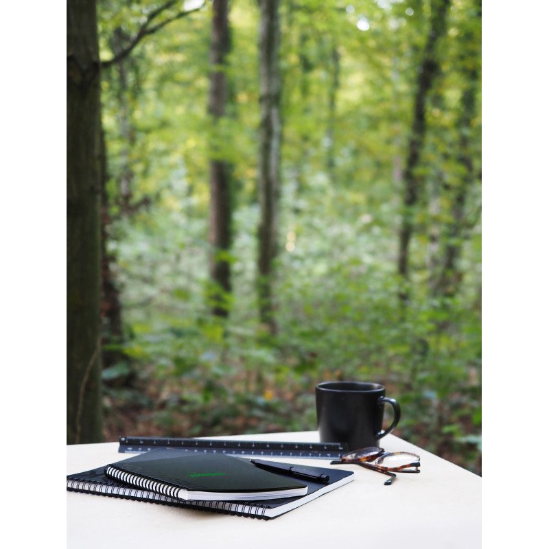 Cahier spirale Rhodia GreenBook A5+ 16 x 21 cm - ligné - 160 pages