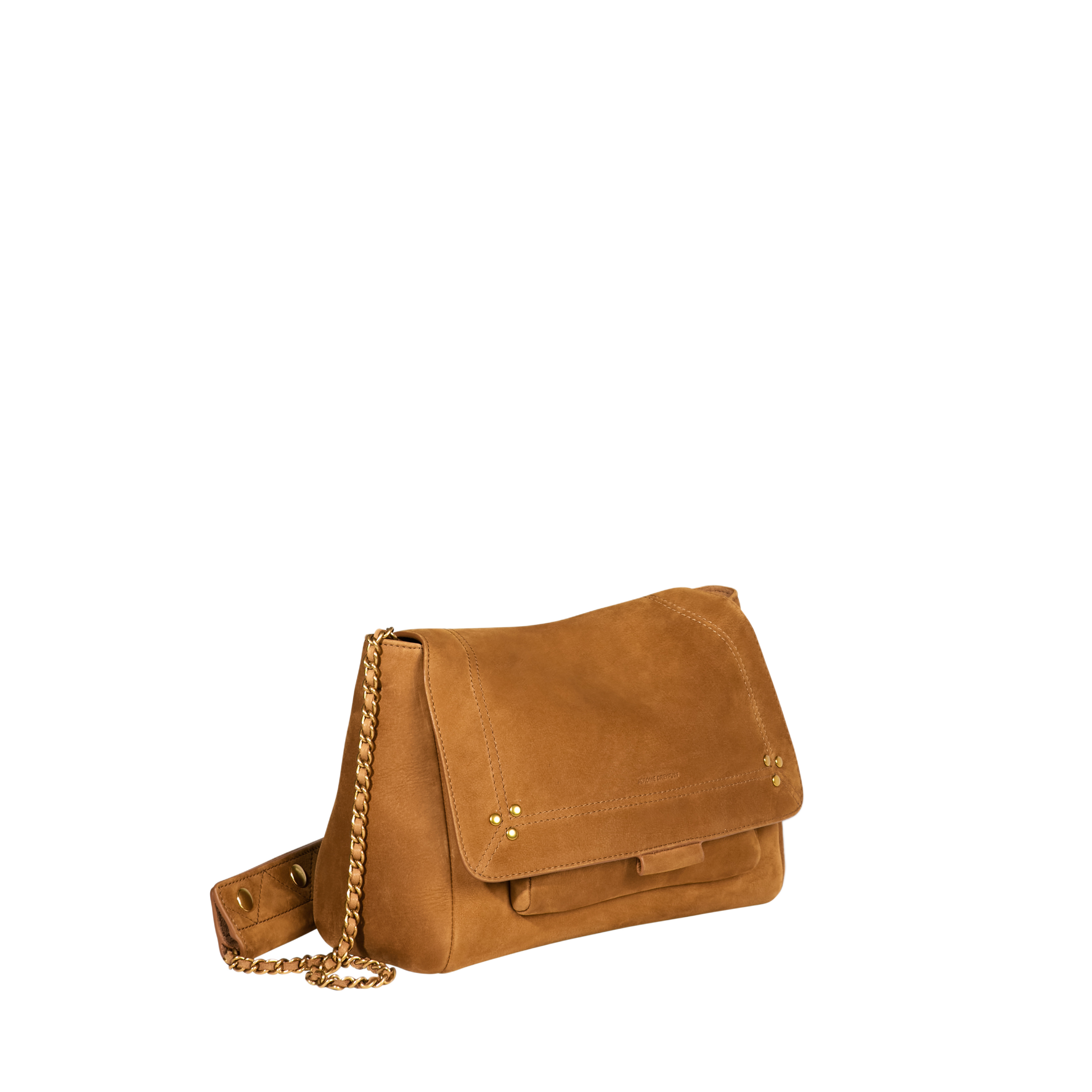 LULU M - Sac besace en cuir | Marron