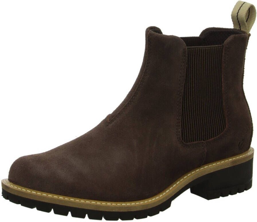 Ecco Chelsea-boots ELAINA Instaplaarzen herfstlaarzen enkellaarsjes met stretchinzetten
