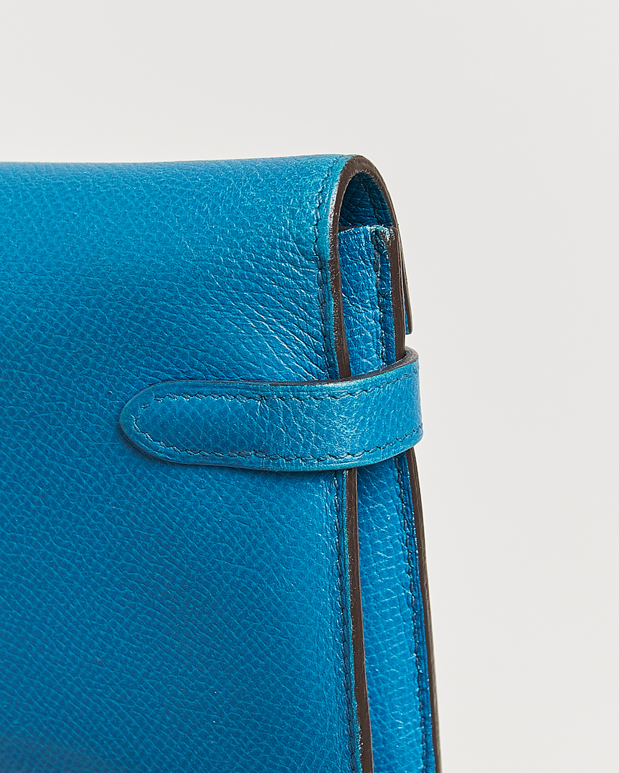 Hermès Pre-Owned Kelly Wallet Epsom Leather Blue