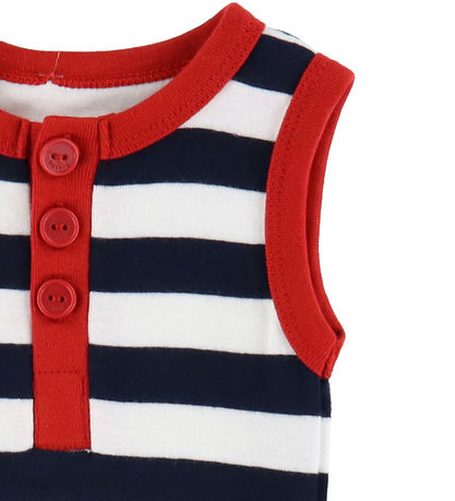 Katvig Body ohne Ärmel - Navy/Streifen