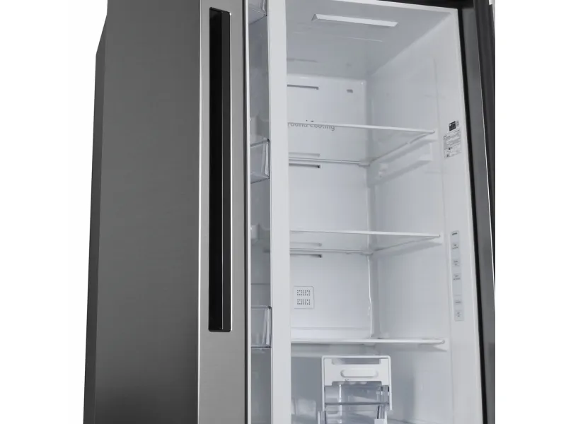 Samsung RS62DG5003S9 - Køleskab/fryser - side-by-side - Wi-Fi - bredde: 91.2 cm - dybde: 71.6 cm - højde: 178 cm - 655 liter - Klasse E - rustfrit stål