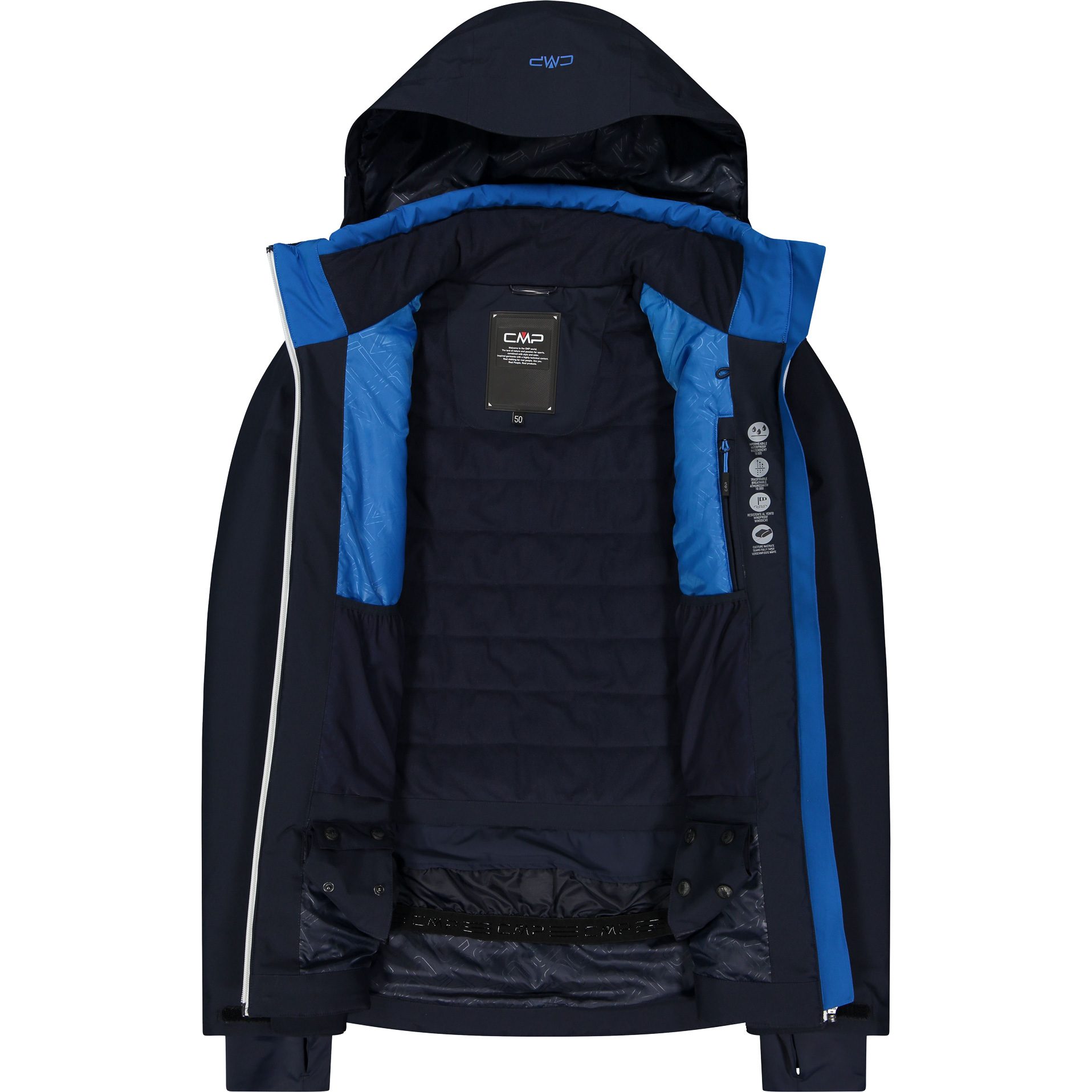 CMP Twill Skijacke Herren schwarzblau