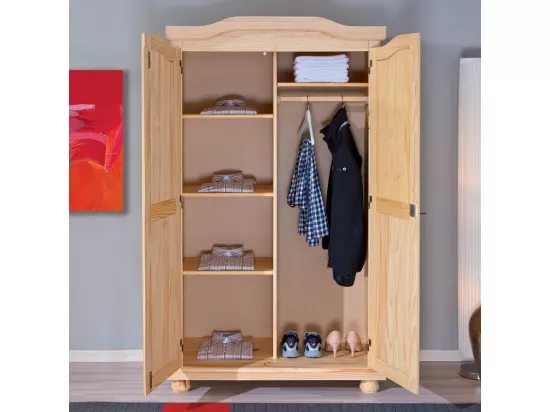Armoire 2 Portes Pin 