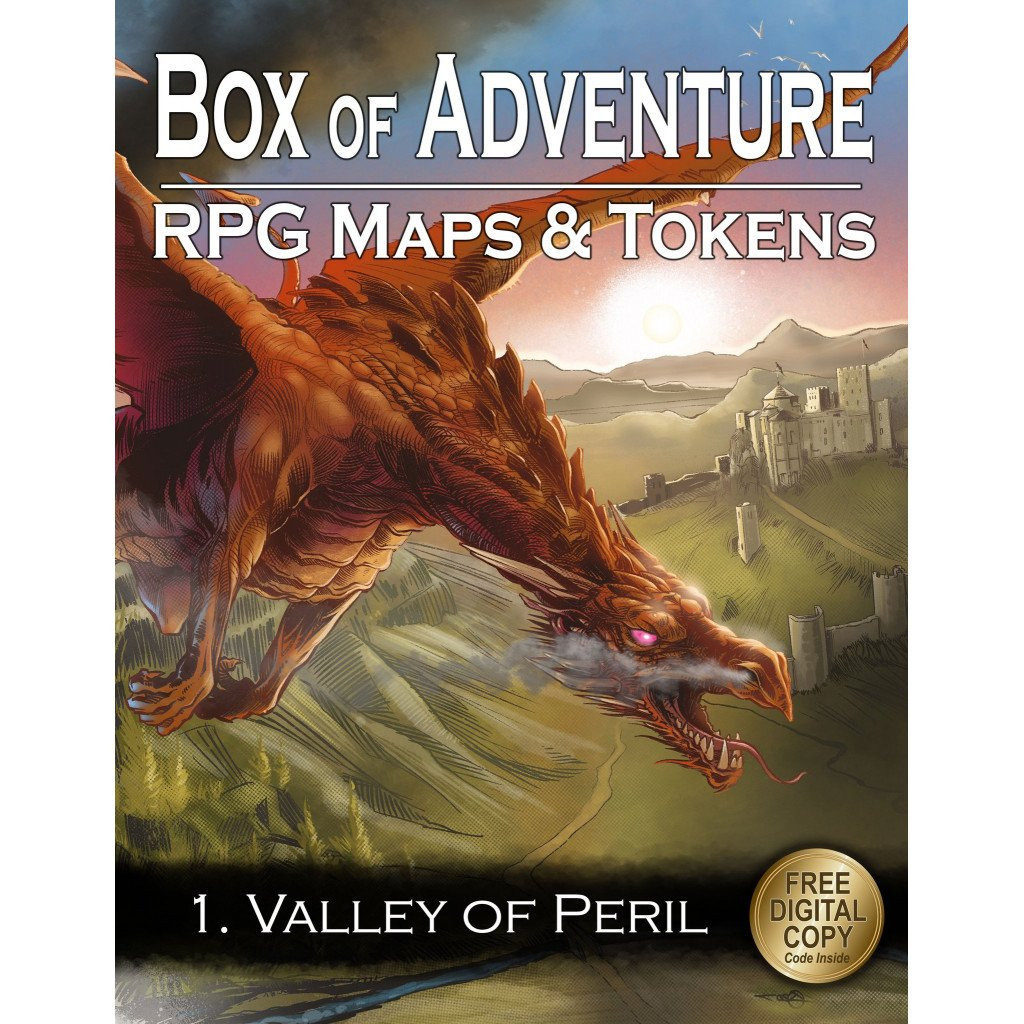 Livre Plateau de Jeu : Box of Adventure Tome 1 - Valley of Peril