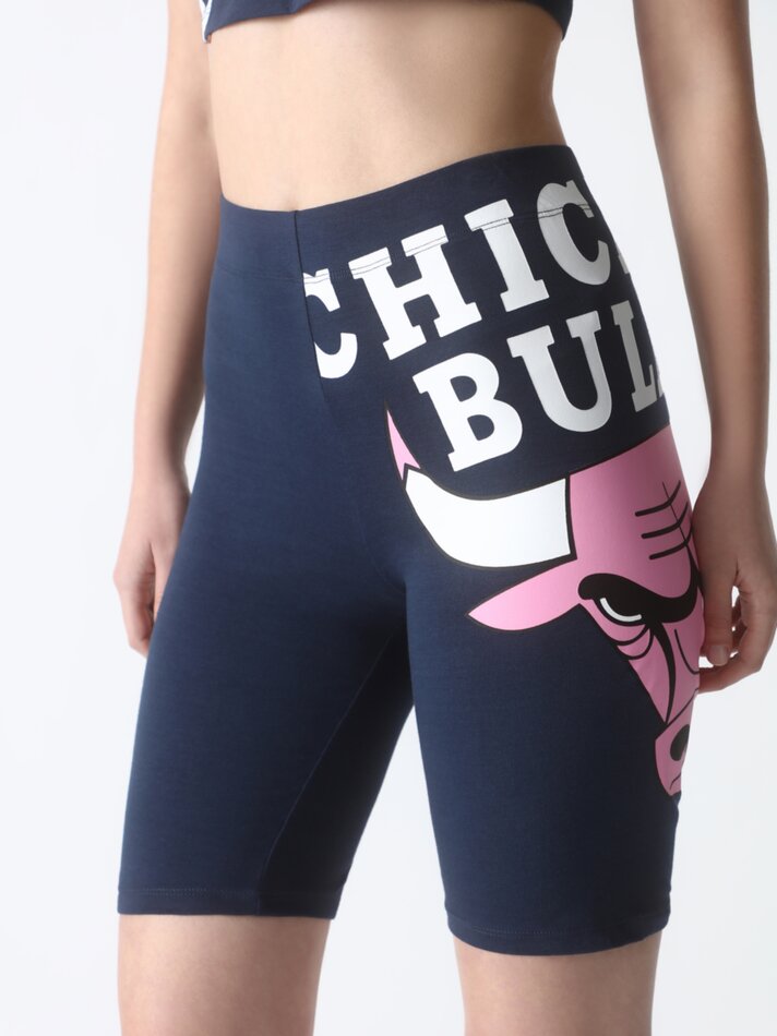 Calça legging de ciclismo Chicago Bulls NBA - Azul escuro