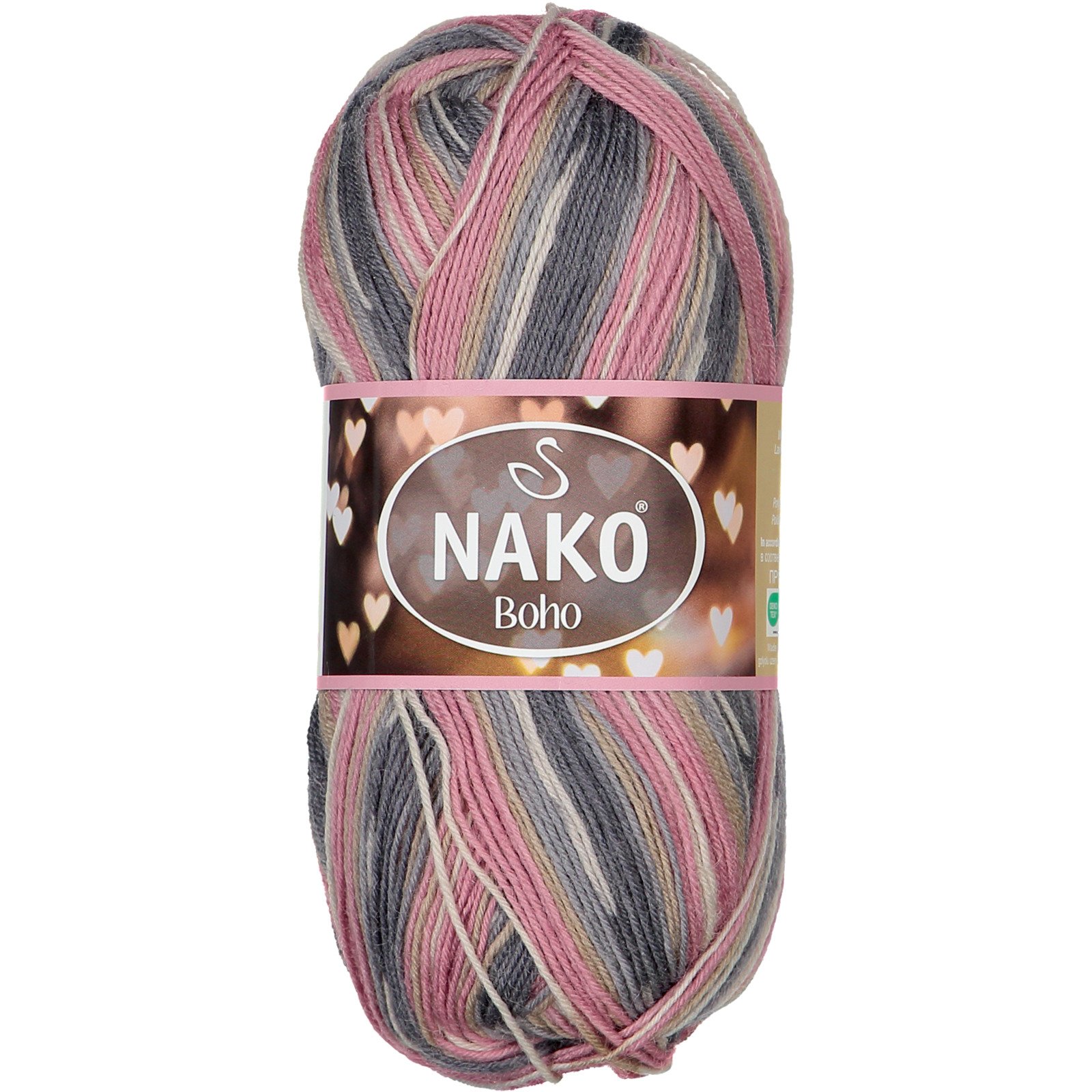 Sockenwolle 100 g 400 m rosa