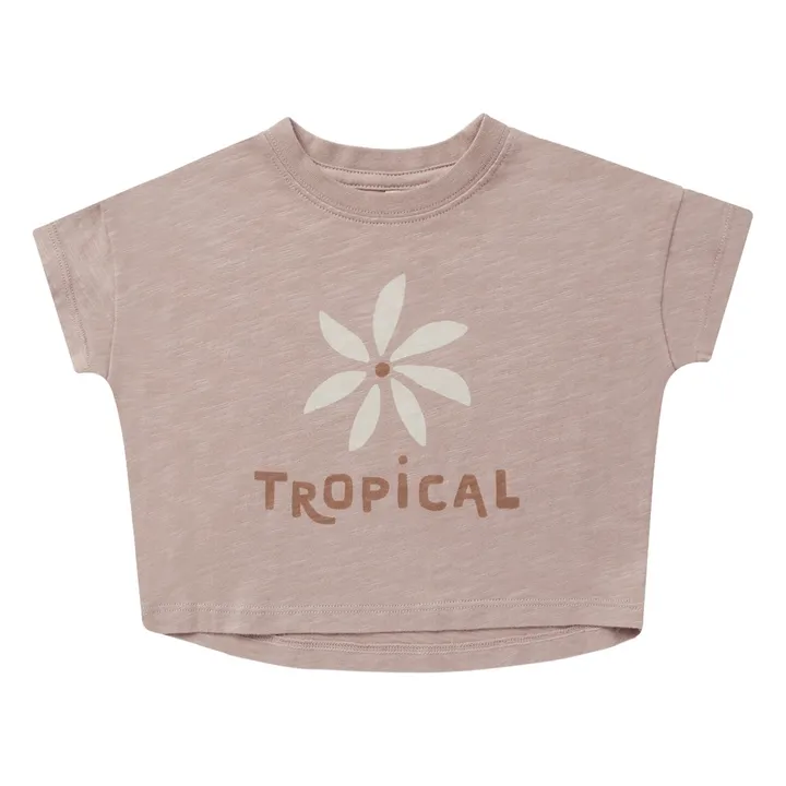 Rylee + Cru T-Shirt Tropical | Mauve