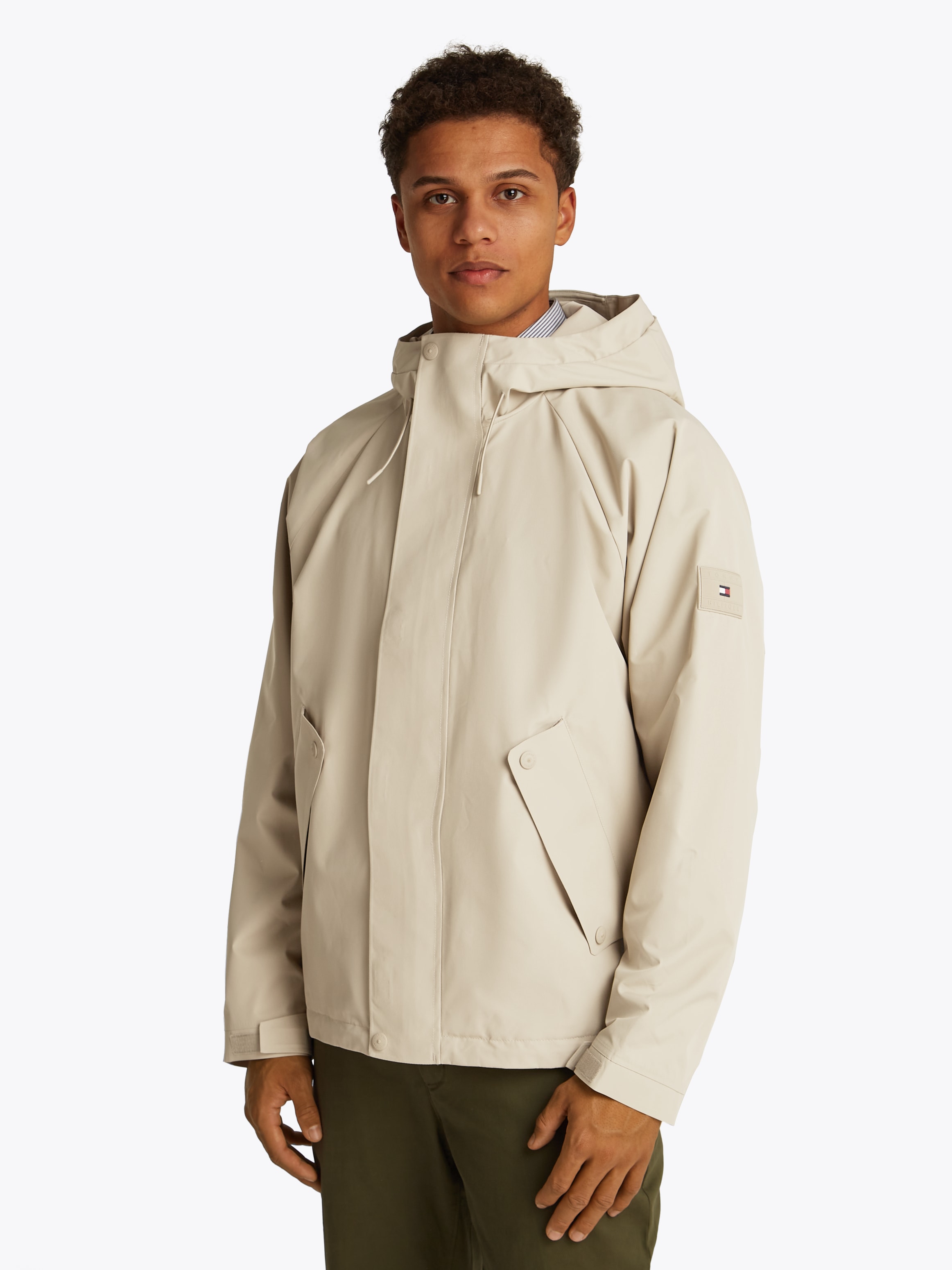 Tommy Hilfiger Kurzjacke »TECH HOODED JKT« mit Kapuze