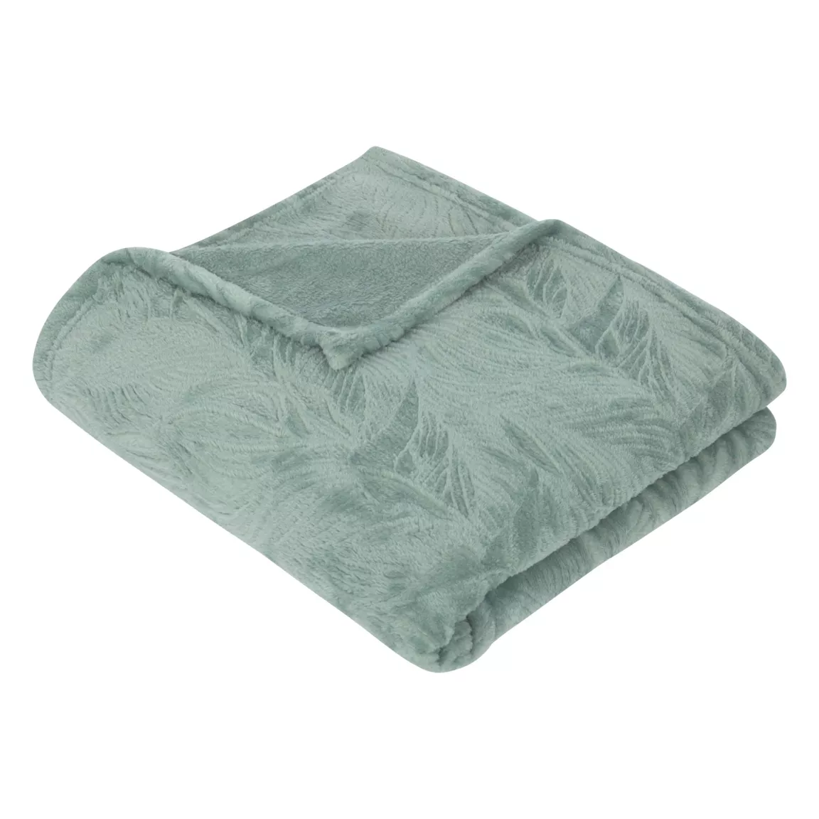 Plaid doux flanelle (125 x 150 cm) Ryo Bleu