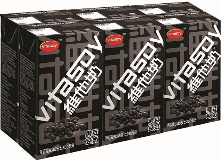 Vitasoy Zwarte Sojadrink 6x250ml