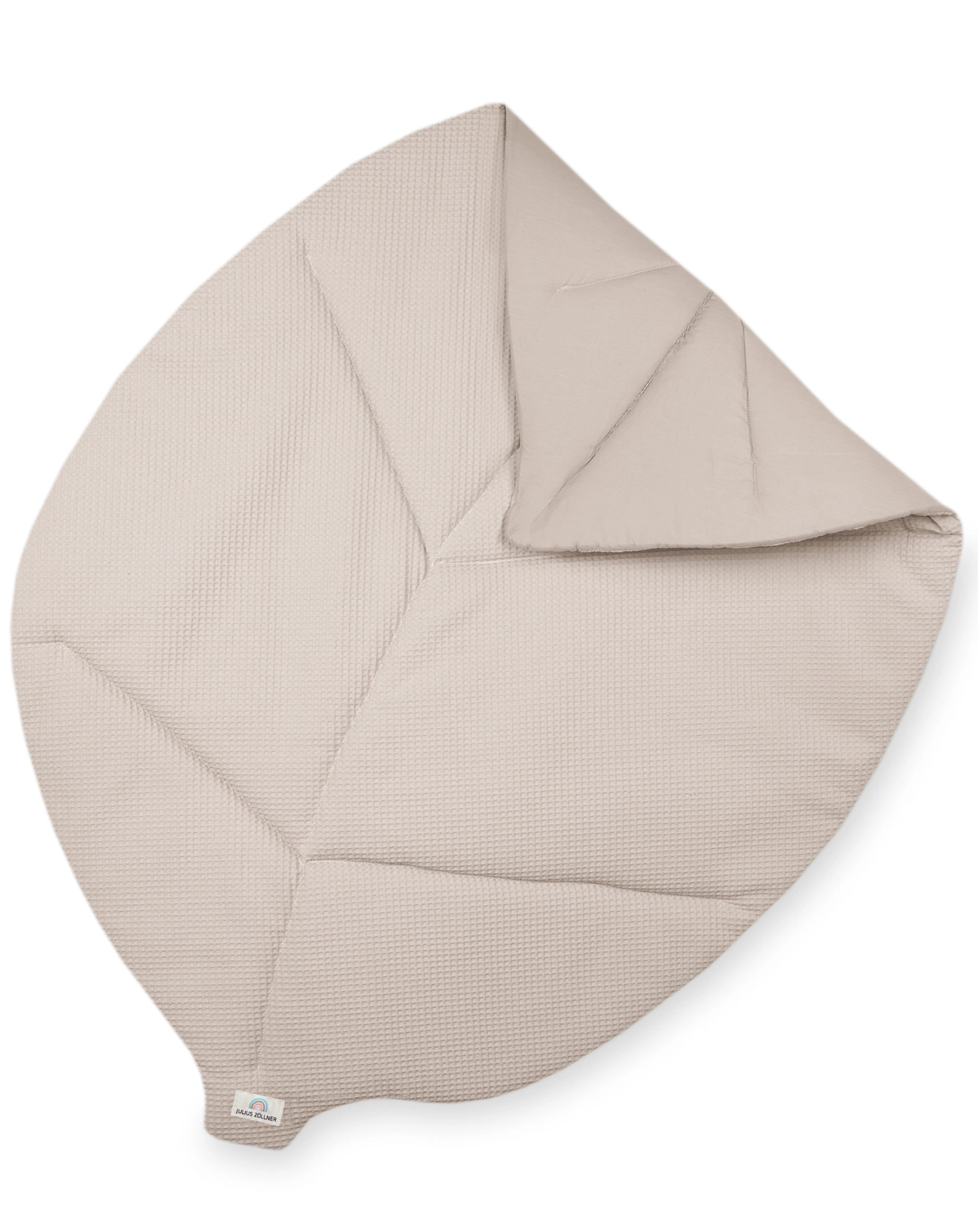 Krabbeldecke BLATT (170x110) in seashell