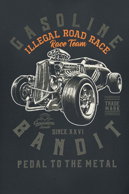 Pedal To The Metal | Gasoline Bandit T-Shirt Manches courtes