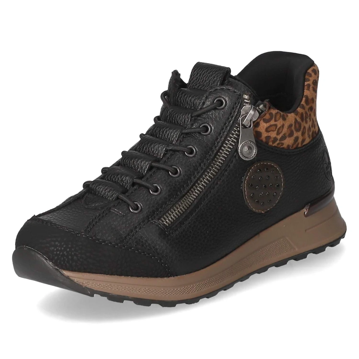 RiekerSchnürschuhe - schwarz