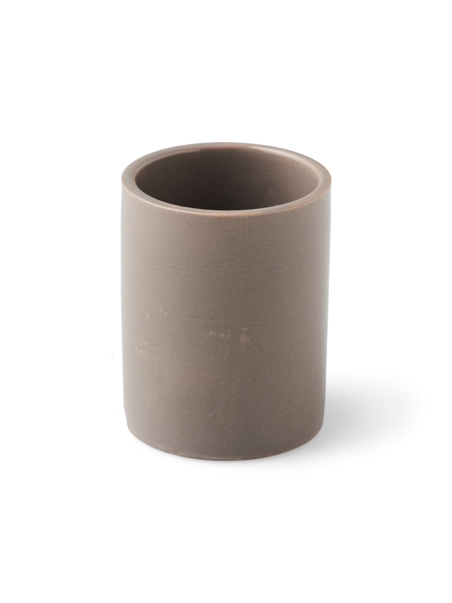 Holder til vatpinde | Keramik. 6,5 x 6,5 x 8,8 cm. | Sand