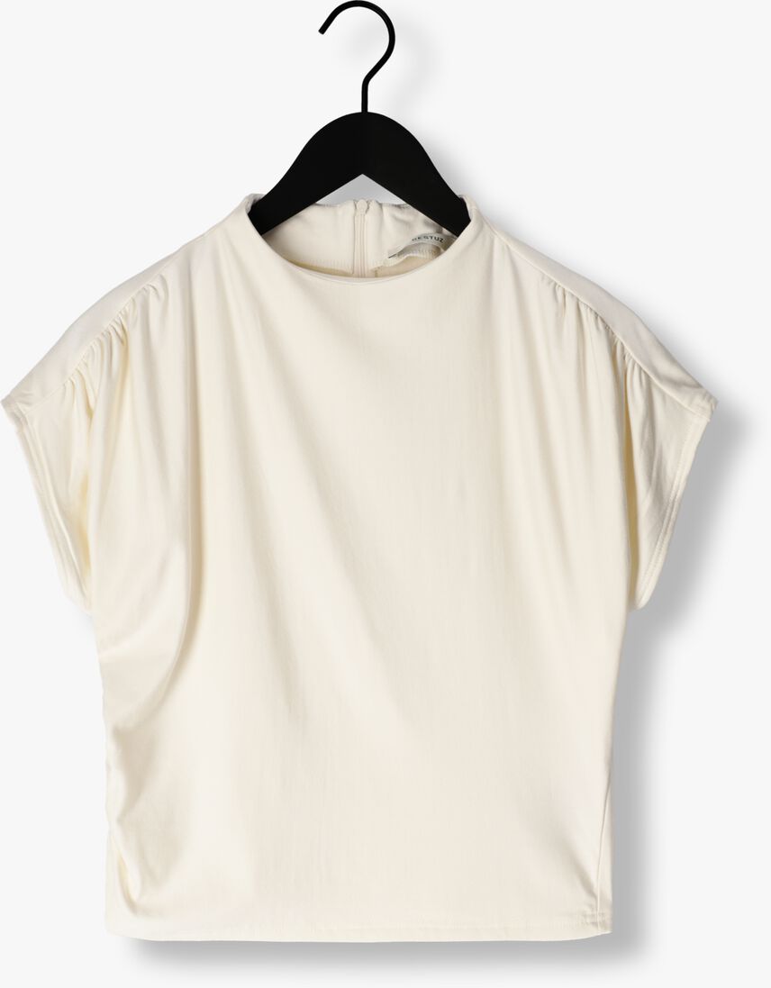 GESTUZ gebroken wit gestuz top rifagz tee