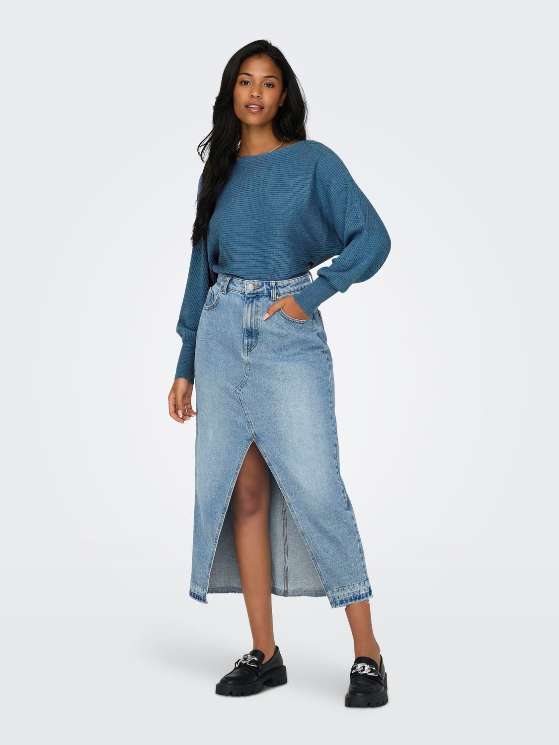 ONLADALINE Strickpullover Coronet Blue