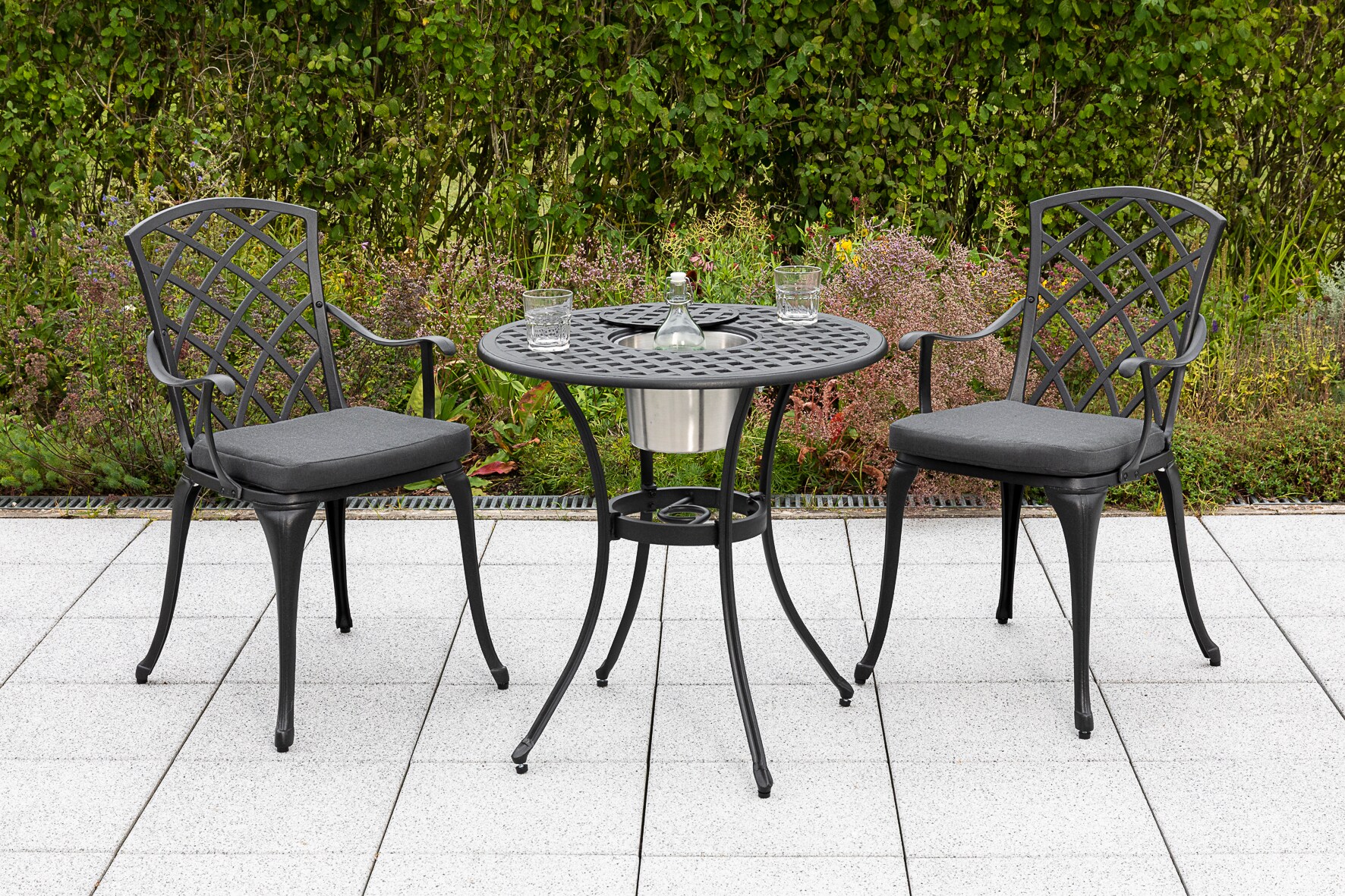Merxx Rhodos Set 5tlg. Tisch rund ø70cm