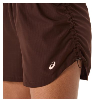 Short Asics Nagino Run Marron Femme