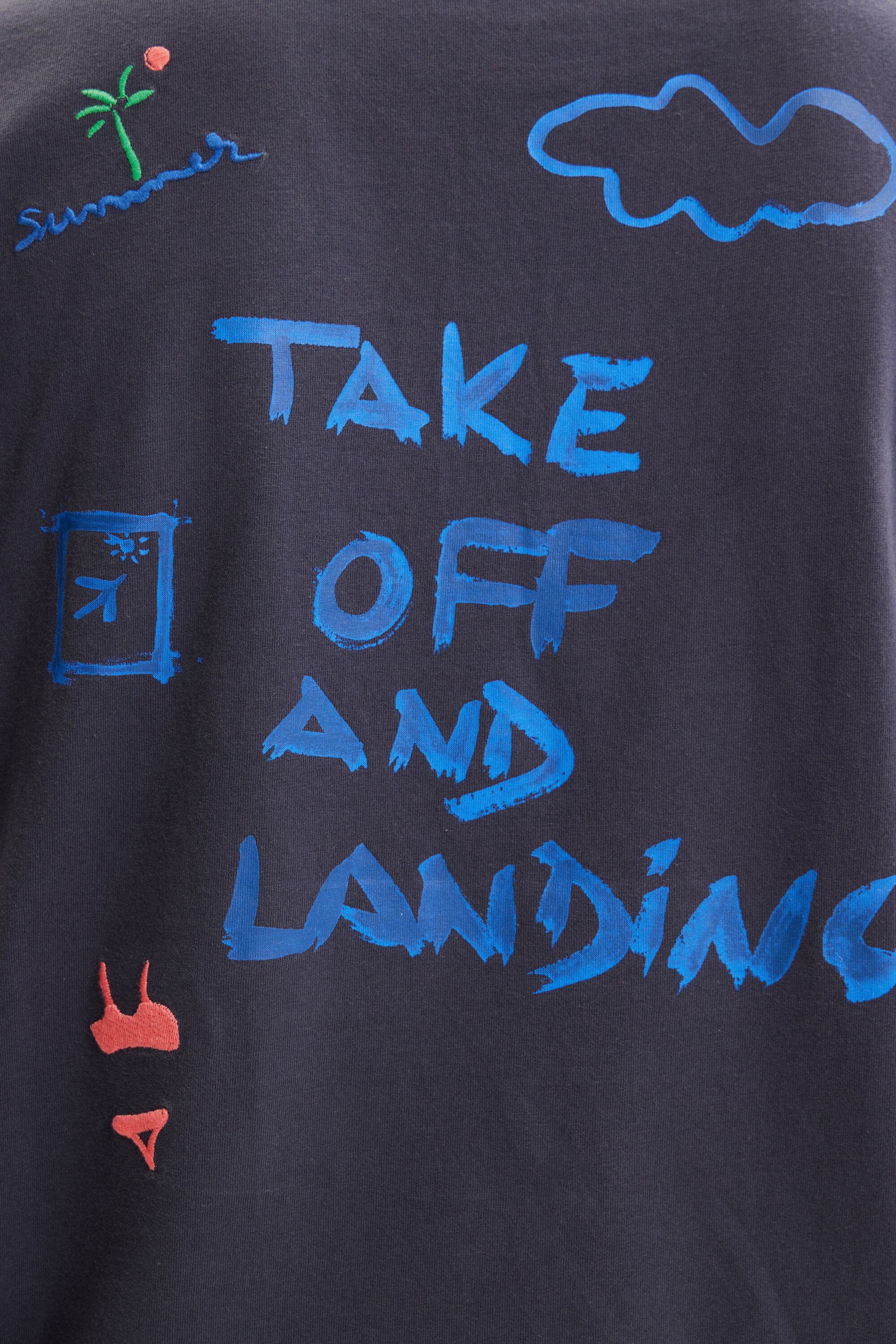 T-shirt arty broderies