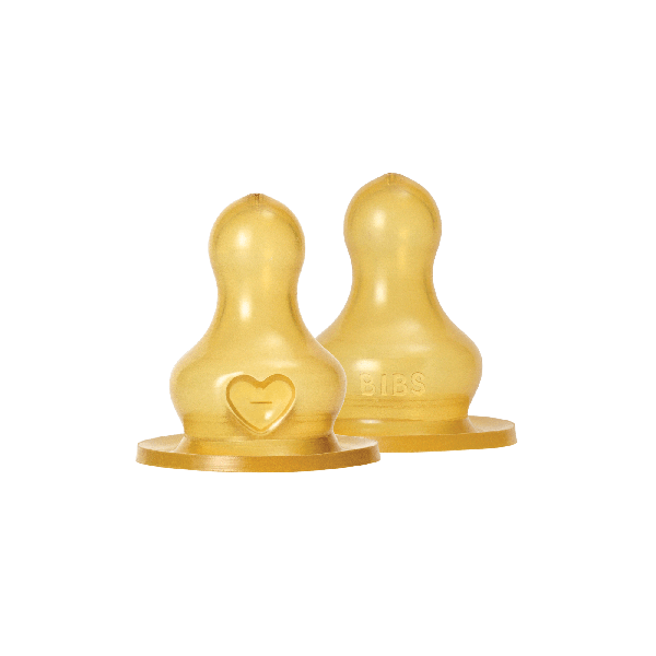 BIBS Flesspeen Rond - Fast Flow - 2 Pack - Latex