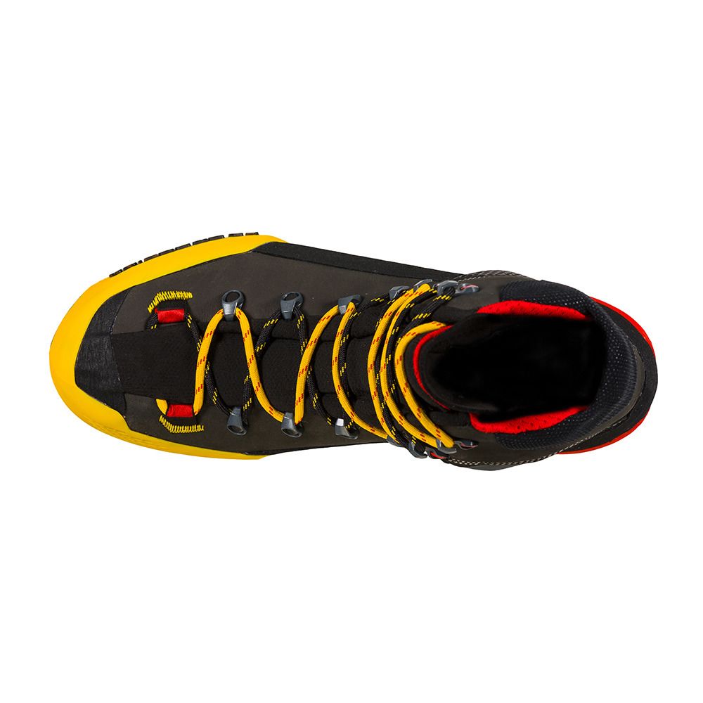 La Sportiva AEQUILIBRIUM LT GTX - Chaussures alpinisme Homme black/yellow
