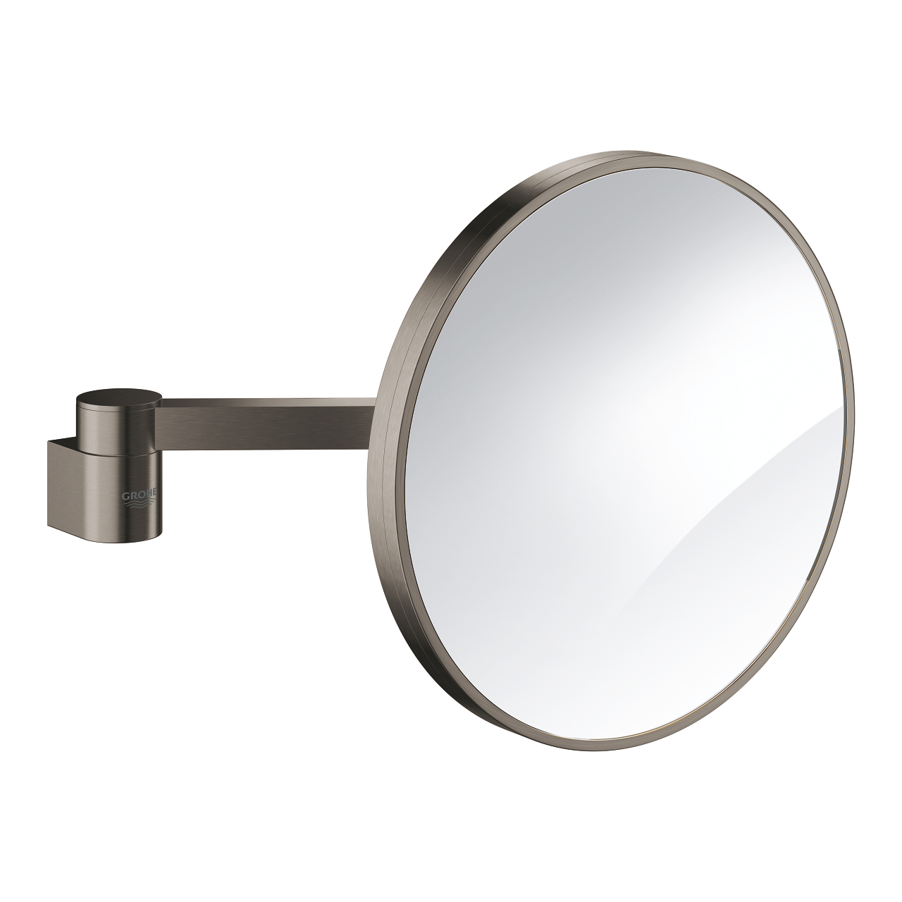 Grohe Selection make-up spiegel brushed hard graphite