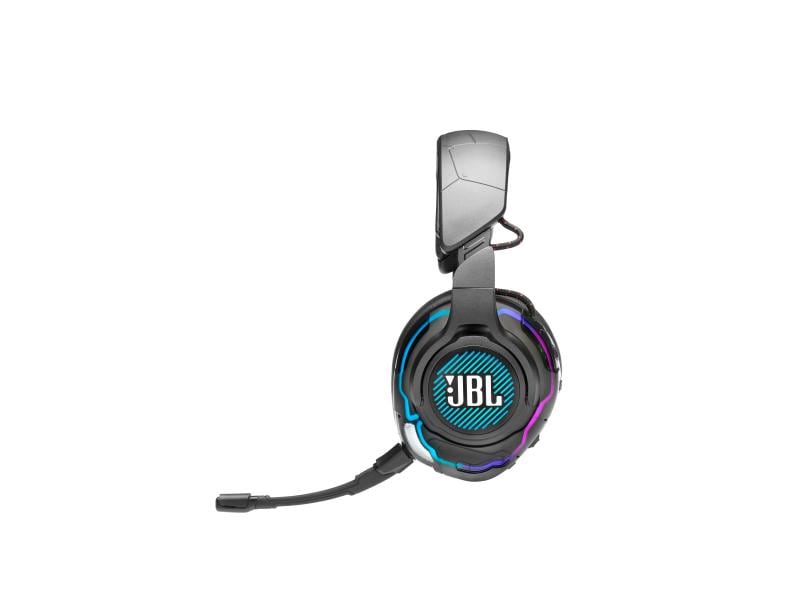 JBL Headset Quantum One Schwarz USB-kabelgebundenes Over-Ear-Profi-Gaming-Headset mit JBL QuantumSPHERE 360 mit Head-Tracking