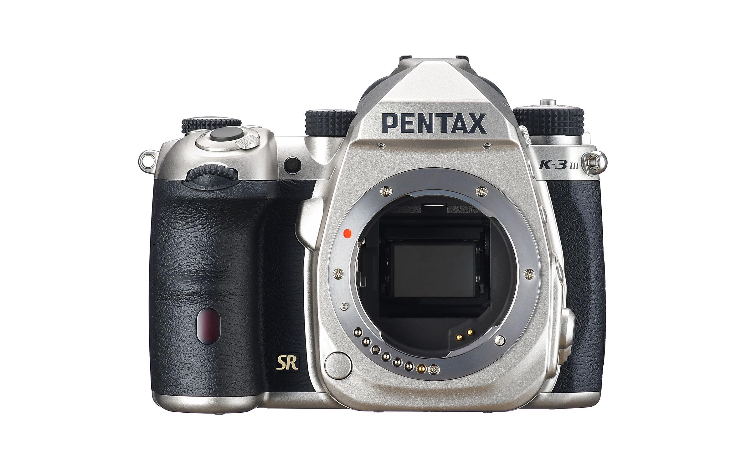 Fotokamera K-3 Mark III Body Silber<br>Robuste und wetterfeste Spiegelreflexkamera mit APS-C-Sensor