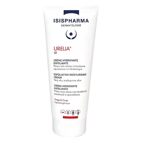 Creme hidratante esfoliante Isispharma Urelia 10 150ml