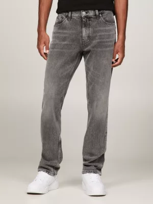 Calça jeans Ryan Regular Straight preta desbotada