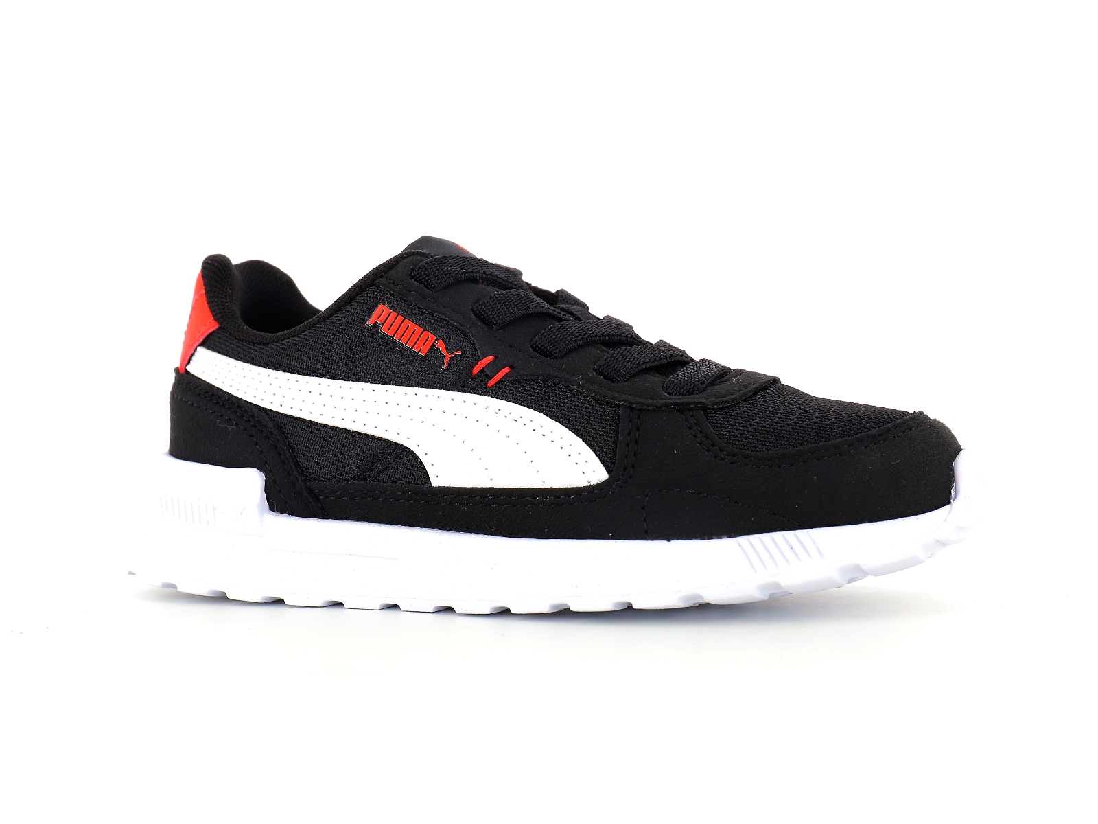 Puma-381988 Matières combinées Noir Rouge