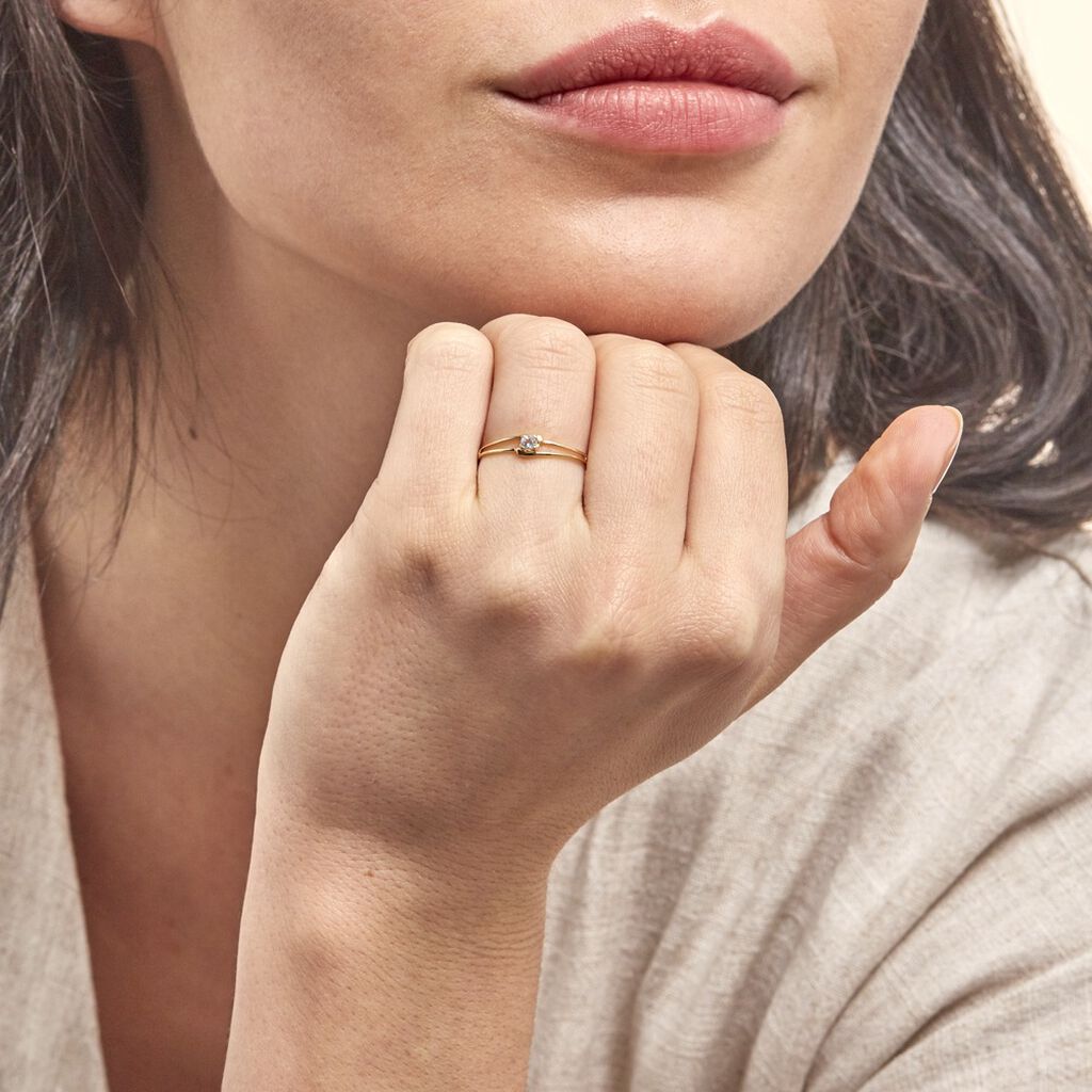 Bague Veroucha Or Jaune Topaze