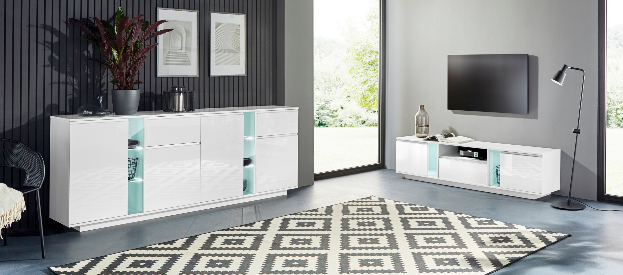 INOSIGN Lowboard »ElegantTV-Board, TV-Schrank« Breite ca. 180 cm