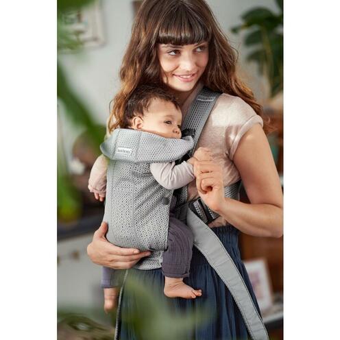 Porte-Bébé Mini Mesh 3D Gris - BABYBJÖRN