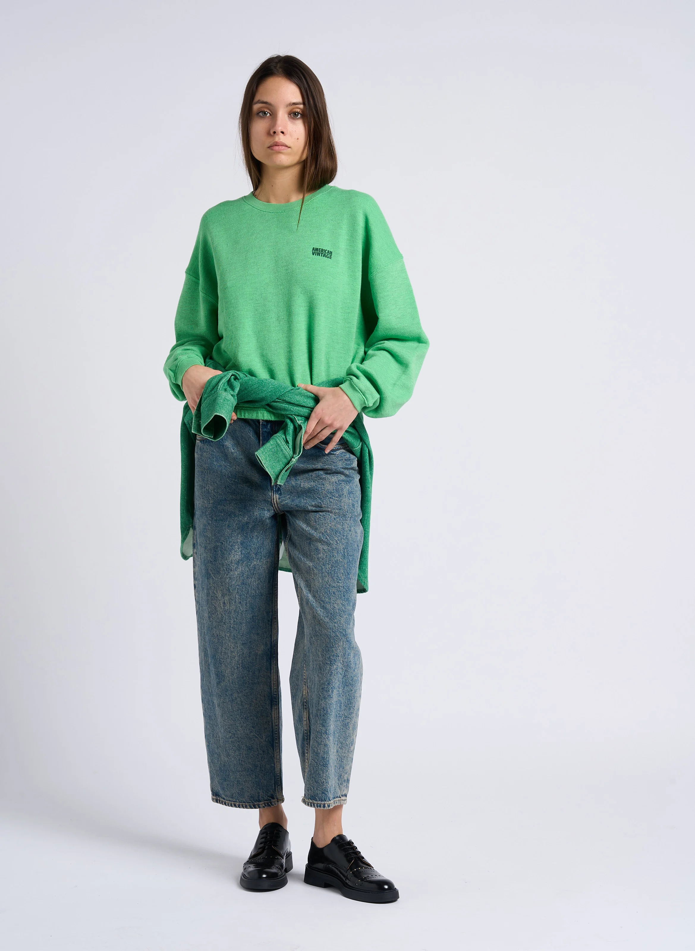 JOYBIRD - Jean mom en denim délavé | Jean Stone